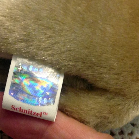 Ty Beanie Babies Schnitzel Dog Plush  2002, anniversary release - Picture 3 of 6